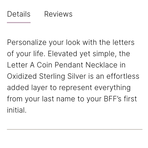 NWT Kendra Scott Letter Coin Necklace in Oxidized Sterling Silver - Picture 11 of 14